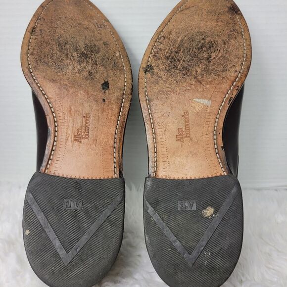 Allen Edmonds Grayson Loafers Men's Size. 10 Brown Leather Tassel Slip On Shoes - Picture 10 of 11